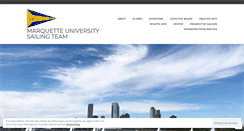 Desktop Screenshot of marquettesailingclub.org